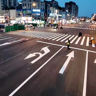 Αγορά Ανθεκτική θερμοπλαστική μπογιά γρήγορης ρύθμισης για δρόμους υψηλής κυκλοφορίας υψηλή ορατότητα διαδικτυακή κατασκευή