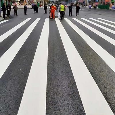 Αγορά Δυνατή αντοχή στην φθορά Αντανακλαστική θερμοπλαστική ζωγραφική σήμανσης δρόμου για σήμανση οδικής γραμμής διαδικτυακή κατασκευή