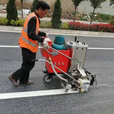 Αγορά Αντανακλαστική σκόνη βαφής οδικής σήμανσης εργοστασίου Guangzhou με προαναμεμειγμένες γυάλινες χάντρες διαδικτυακή κατασκευή