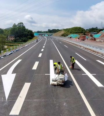 Θερμοπλαστικό χρώμα οδικής σήμανσης με ζεστό λιώσιμο Κίτρινο χρώμα